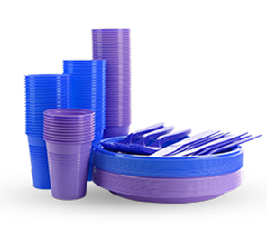 Vaisselle en plastique